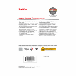 SanDisk 64GB Extreme CF Memory Card
