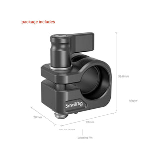 SmallRig 12mm / 15mm Single Rod Clamp 3598