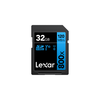 Lexar SD PRO 800X 32GB - V10 SD Card