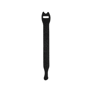 Pearstone 0.5 x 18" Touch Fastener Straps (Black, 10-Pack)