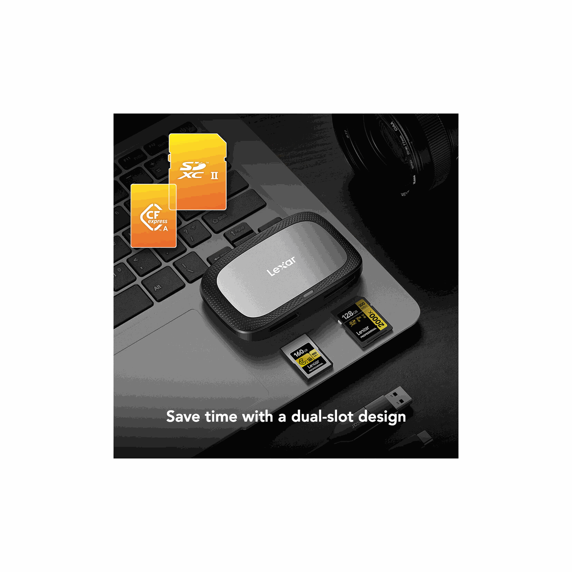 Lexar Cfexpress Type A / SD USB 3.2 Gen2 Reader