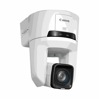 Canon CR-N500 Professional 4K NDI PTZ Camera with 15x Zoom and Auto-Tracking (Titanium White)