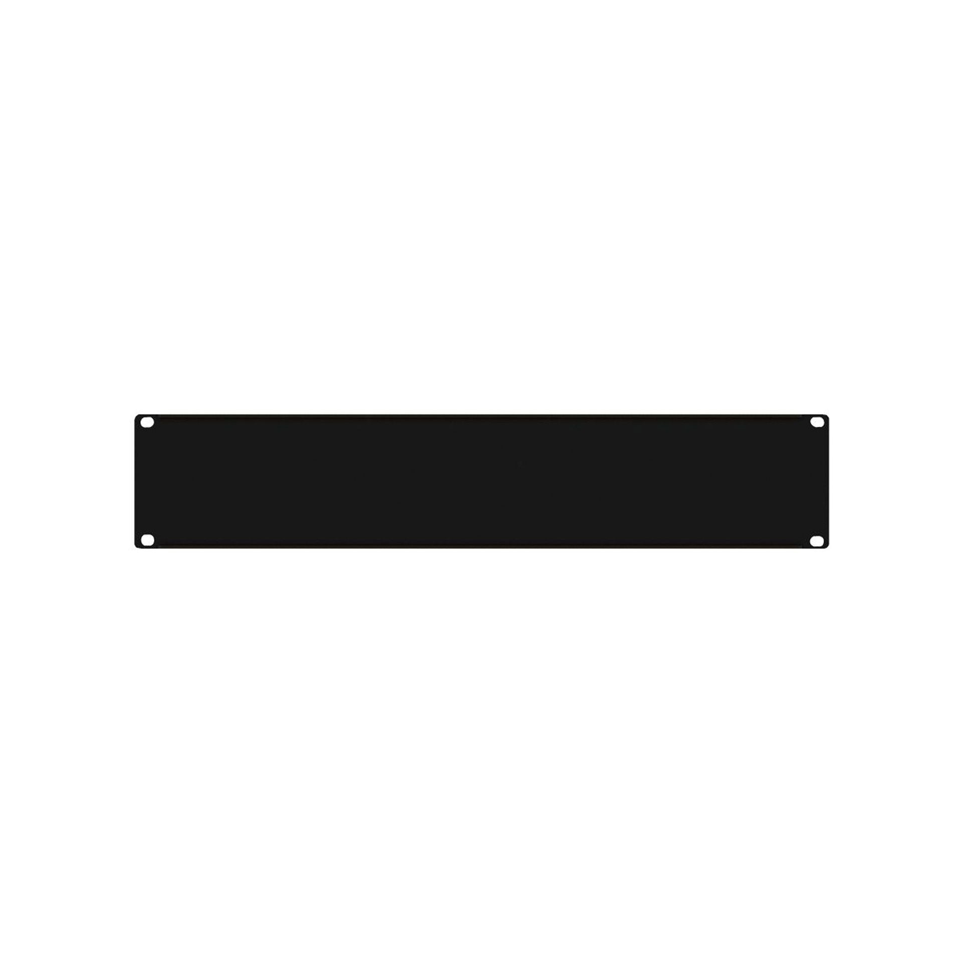 Blanking Plate Black 2U Steel