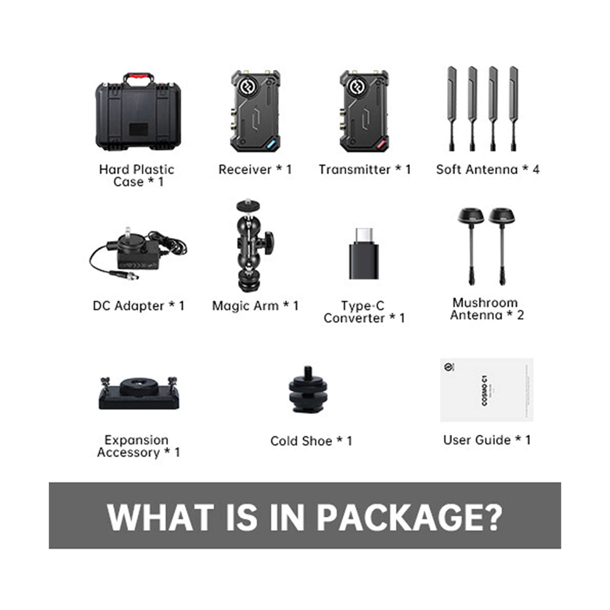 Hollyland Cosmo C1 SDI/HDMI Wireless Video Transmission System