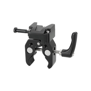 CAMVATE Universal Super Crab Clamp with Strengthened Screw Knob and V-Mount Battery Lock