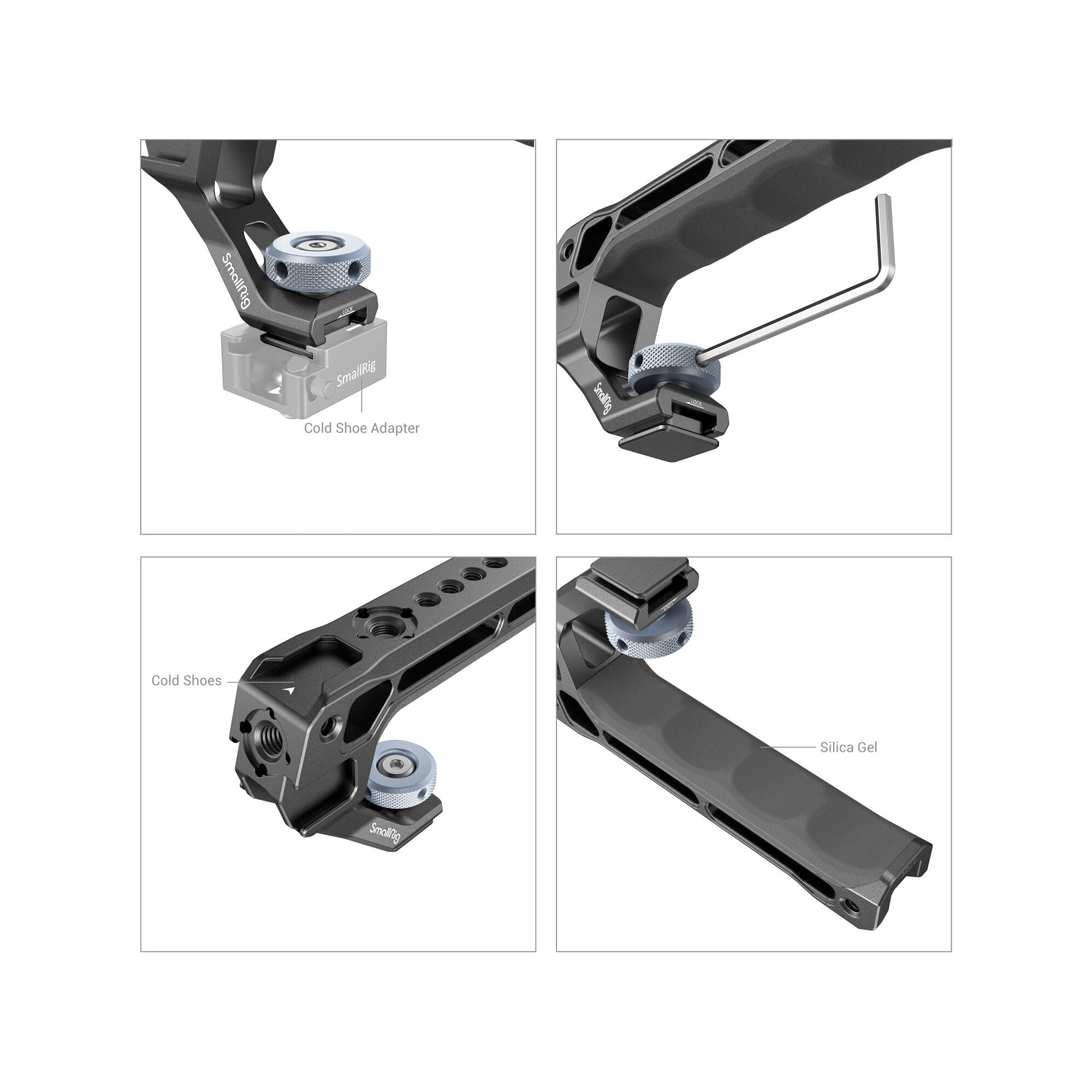SmallRig Top Handle with Cold Shoe (Lite) 3764