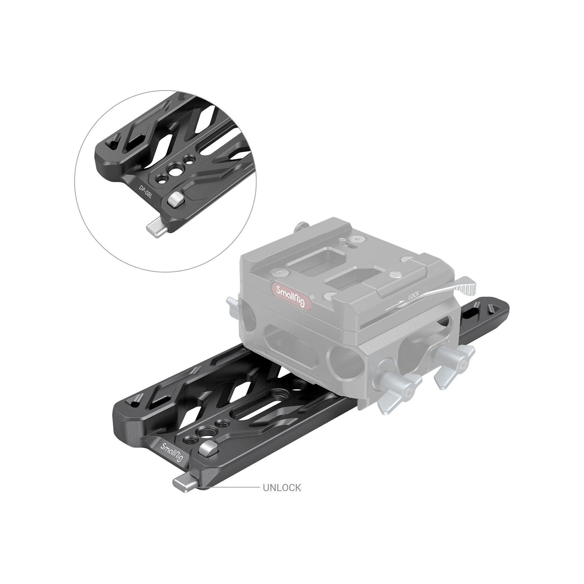 SmallRig 8'' Lightweight ARRI Dovetail Plate 3770