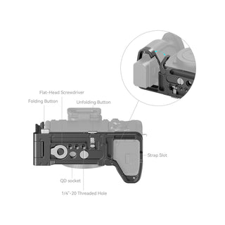 SmallRig Foldable L-Shape Mount Plate for Sony Alpha 7R V / Alpha 7 IV / Alpha 7S III 3984