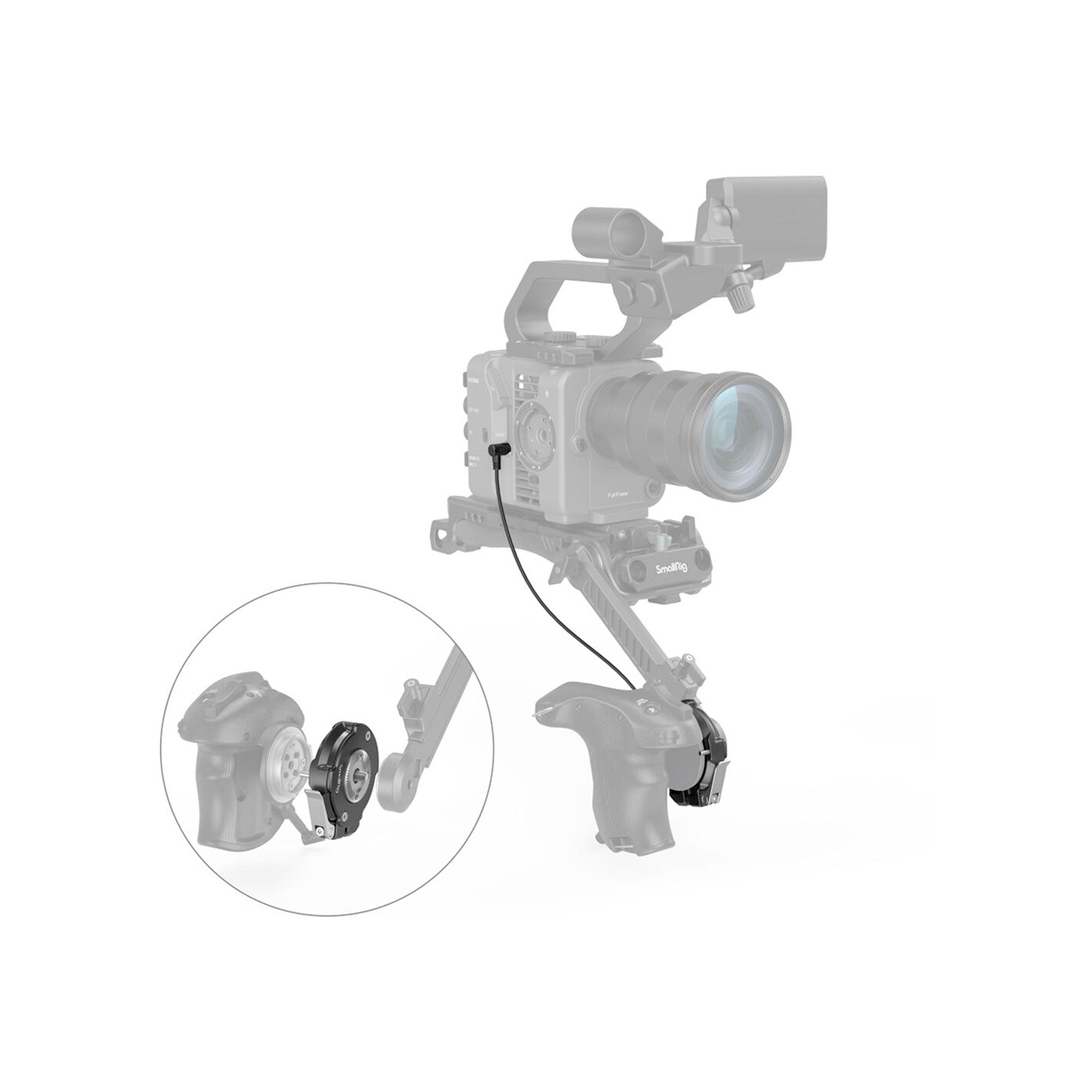 SmallRig Handgrip Rosette Adapter Part for Sony FX6 3403