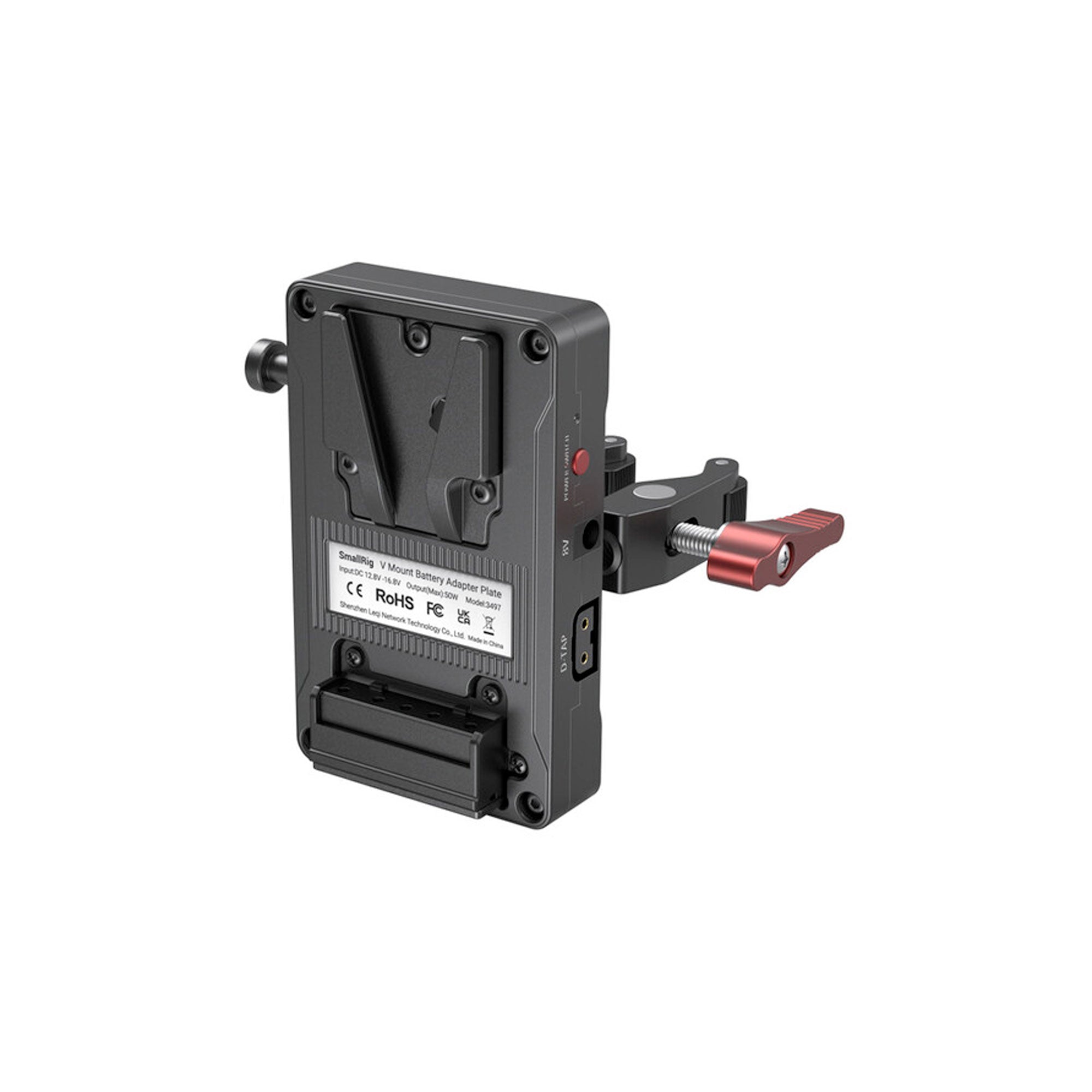 SmallRig V Mount Battery Adapter Plate (Basic Version) with Super Clamp Mount 3497