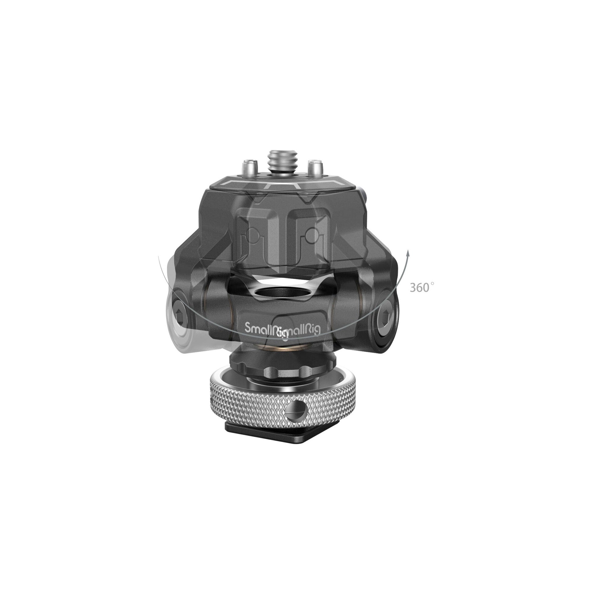 SmallRig Drop-in HawkLock mini Quick Release Monitor Mounting Support with Cold Shoe 3514B