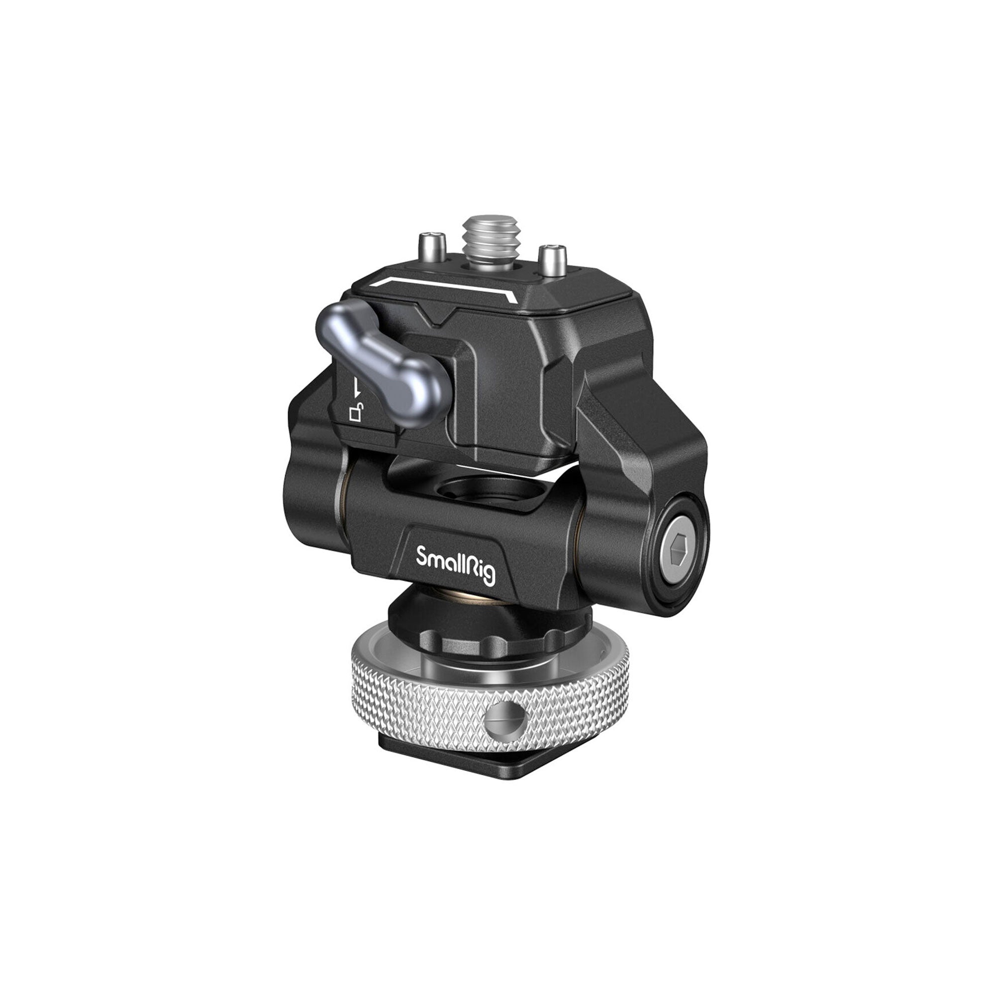 SmallRig Drop-in HawkLock mini Quick Release Monitor Mounting Support with Cold Shoe 3514B