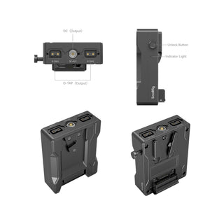 SmallRig V-Mount Battery Plate Adapter for RED V-RAPTOR 3898