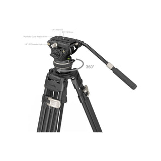 SmallRig FreeBlazer Heavy-Duty Carbon Fiber Tripod Kit AD-100 3989