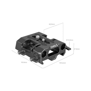 SmallRig 15mm Dovetail Bottom Mount Plate 4002