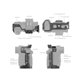 SmallRig Cage for Panasonic LUMIX S5 II / S5 IIX 4022