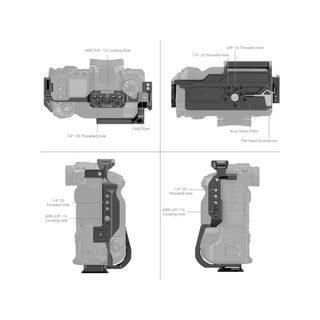 SmallRig Multifunctional Cage for FUJIFILM X-H2 / X-H2S with FT-XH / VG-XH Battery Grip 3933