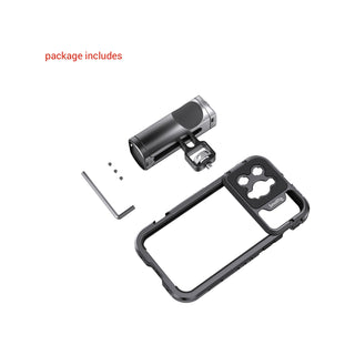 SmallRig Mobile Video Cage Kit (Single Handheld) for iPhone 14 Pro Max 4099