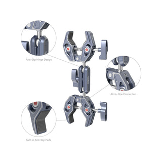 SmallRig Super Clamp with Double Crab-Shaped Clamps 4103