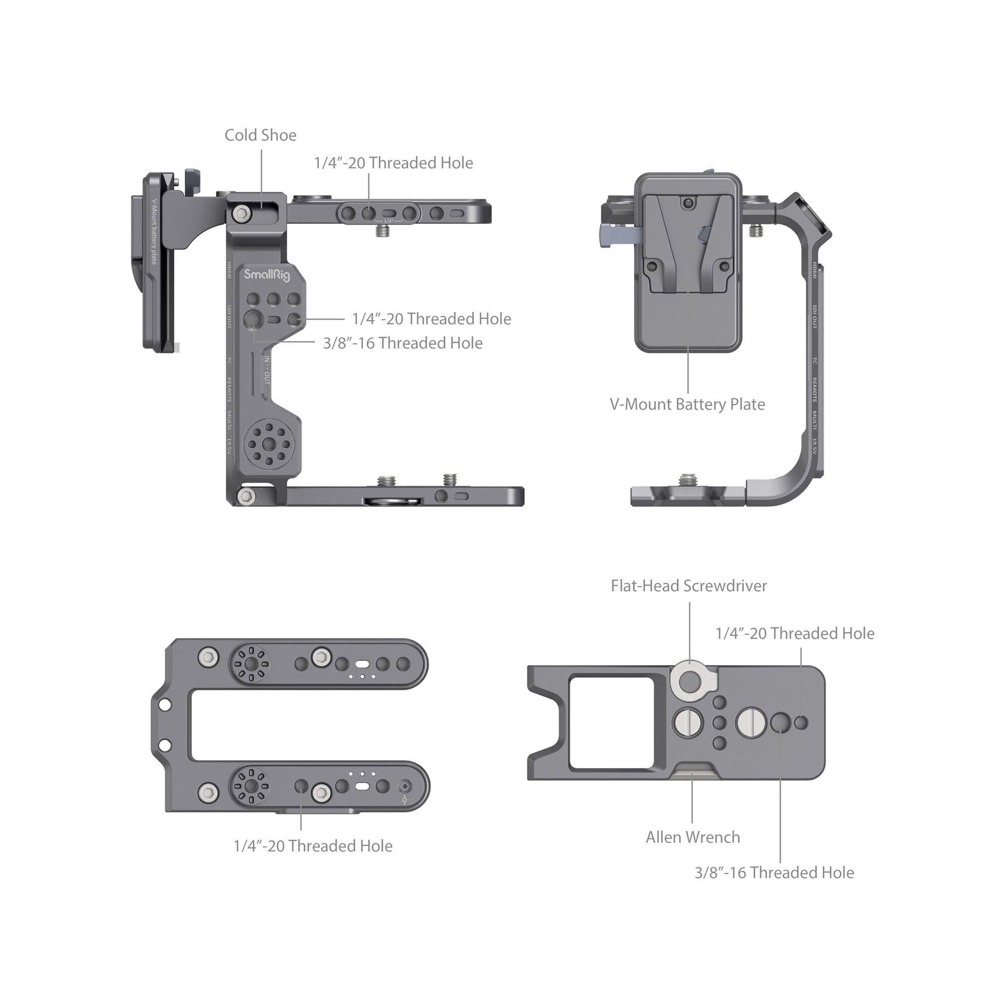 SmallRig Cage Kit for Sony FX6 4124
