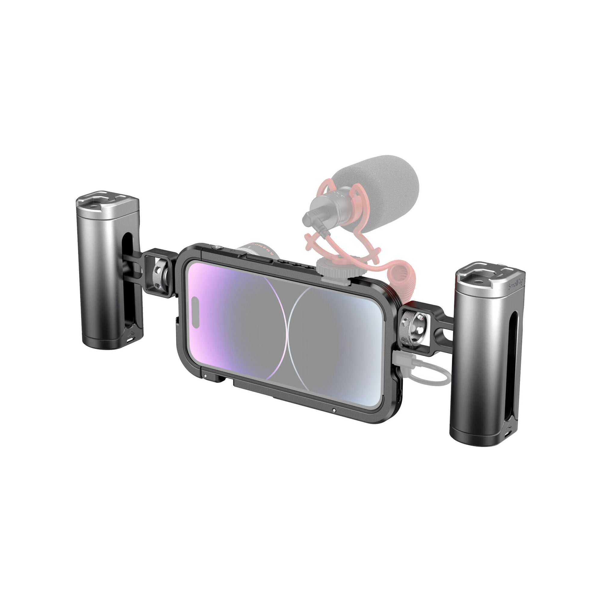 SmallRig Mobile Video Cage Kit (Dual Handheld) for iPhone 14 Pro 4076