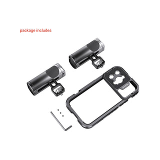 SmallRig Mobile Video Cage Kit (Dual Handheld) for iPhone 14 Pro Max 4078