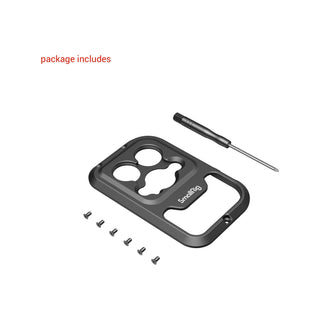 SmallRig 17mm Threaded Lens Back Mount Plate for iPhone 14 Pro Max Cage 4079