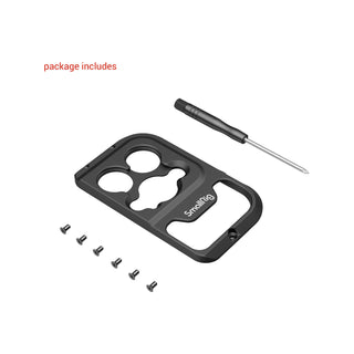 SmallRig 17mm Threaded Lens Back Mount Plate for iPhone 14 Pro Cage 4080