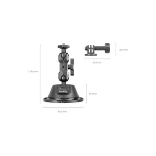 SmallRig Portable Suction Cup Mount Support for Action Cameras SC-1K 4193