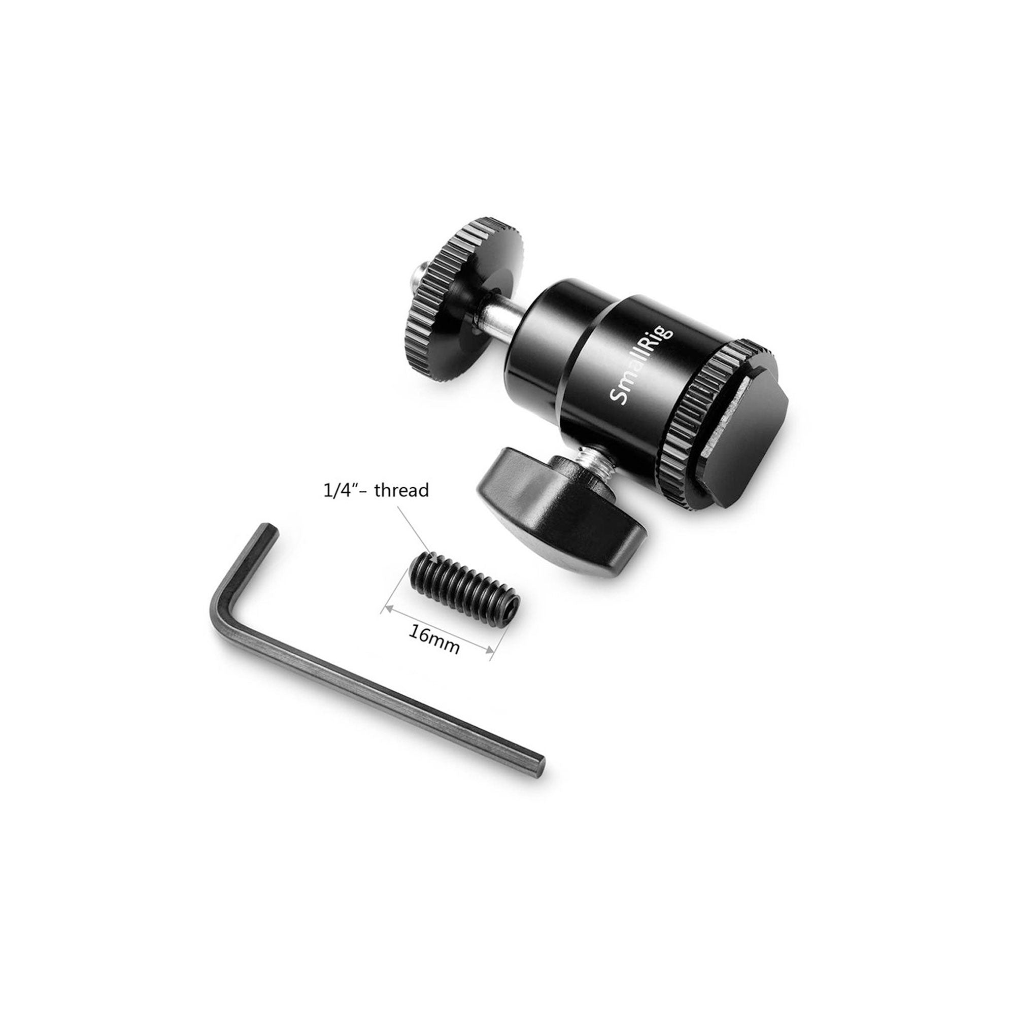 SmallRig Cold Shoe to 1/4" -20 Screw Adapter Support 761