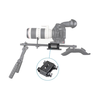 SmallRig Tripod Mounting Kit with 2 x Plates and 2 x 15mm Rod Clamps