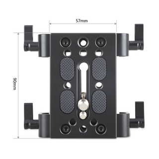 SmallRig Tripod Mounting Kit with 2 x Plates and 2 x 15mm Rod Clamps