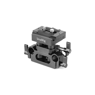 SmallRig Universal Bottom Mount Plate with 15mm Rod Support System DBC2272B