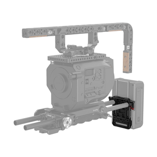 SmallRig V-Lock Battery Plate with 15mm LWS Rod Clamp