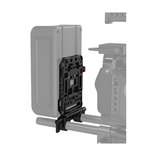 SmallRig V-Lock Battery Plate with 15mm LWS Rod Clamp