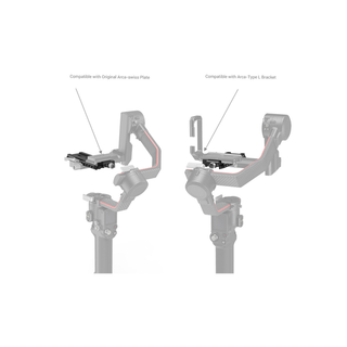 SmallRig Arca-Swiss Quick Release Plate for DJI RS 2 / RSC 2 / Ronin-S / RS 3 / RS 3 Pro Stabilizers 3061