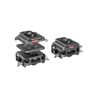 SmallRig Lightweight Bottom Mount Plate with Dual 15mm Rod Support System (Magnesium Alloy) 3067