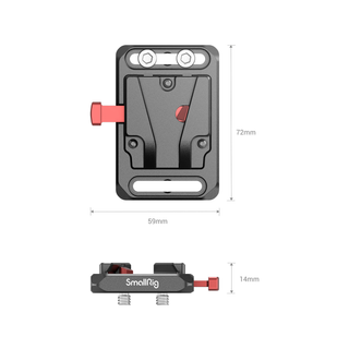 SmallRig mini V-Mount Battery Mount Plate 2987