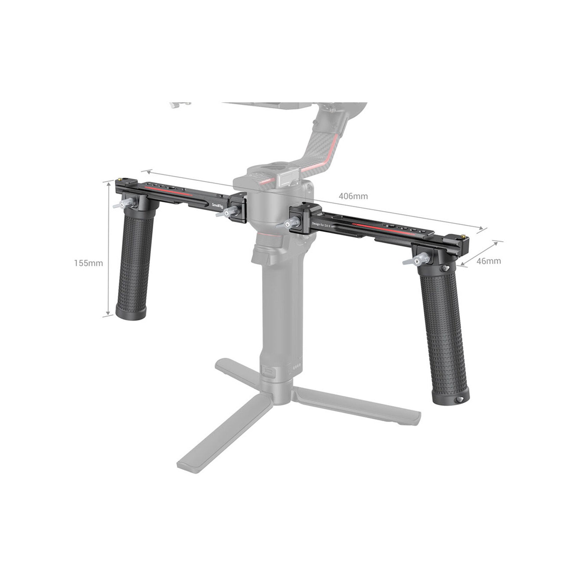 SmallRig Dual-Handle Kit for DJI RS 2 / RSC 2 / RS 3 / RS 3 Pro Stabilizers 3027
