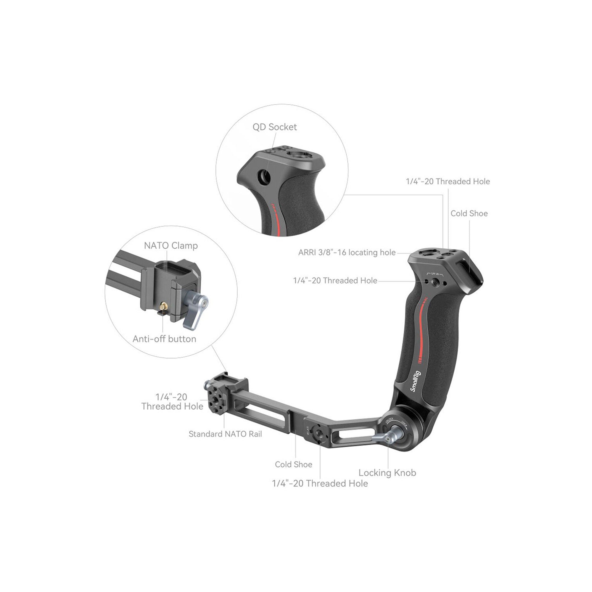SmallRig Sling Handle for DJI RS 2 / RSC 2 / RS 3 / RS 3 Pro / RS 3 Mini 3028C