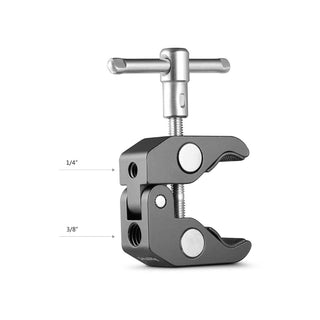 SmallRig Super Clamp with 1/4" -20 and 3/8" -16 Threaded Holes (2pcs) 2058