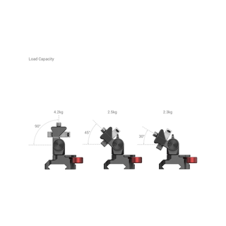 SmallRig Swivel and Tilt Adjustable Monitor Support with NATO Clamp 2906B