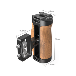 SmallRig Wooden mini Side Handle (1/4" -20 Screws) 2913