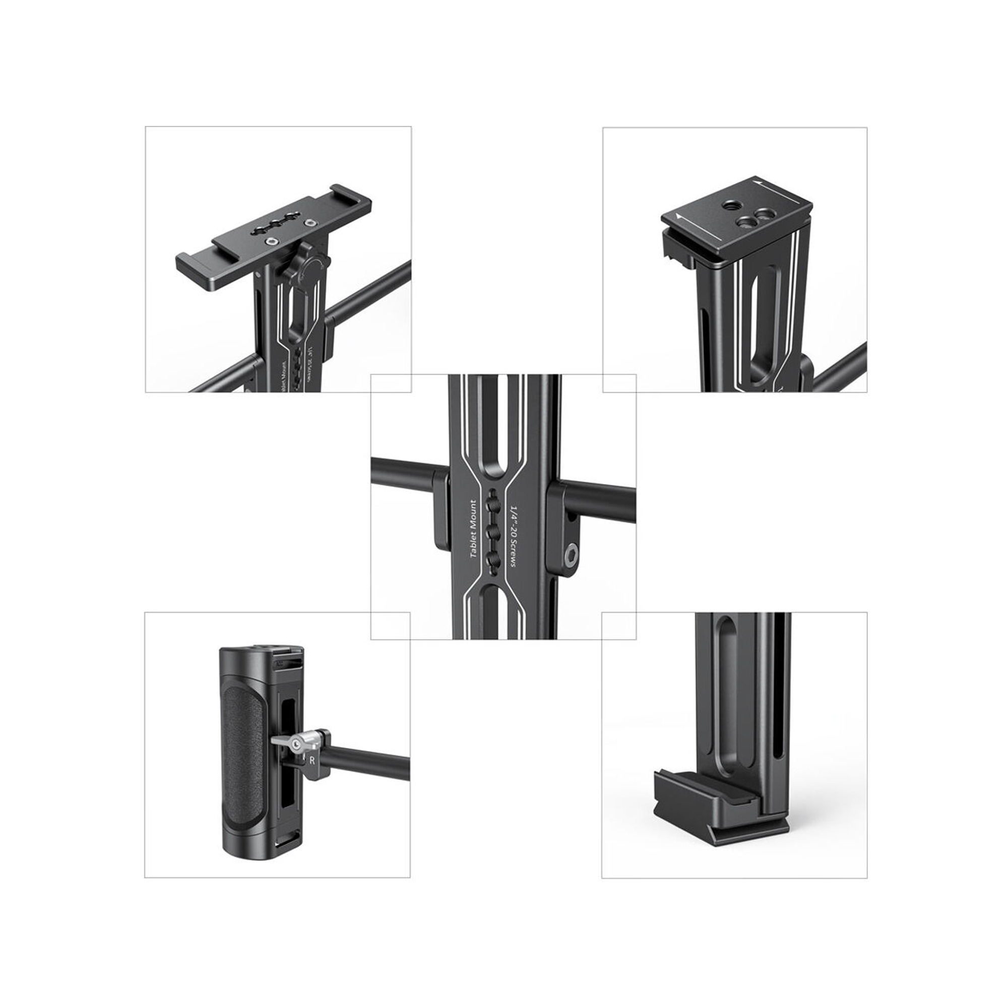 SmallRig Tablet Mounting Support with Dual Handgrips for iPad 2929B