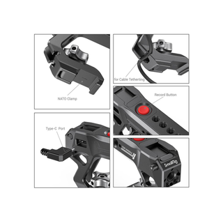 SmallRig NATO Top Handle with Record Start / Stop Remote Trigger 3322