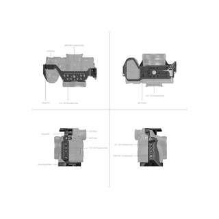 SmallRig Full Cage for Sony Alpha 7R V / Alpha 7 IV / Alpha 7S III / Alpha 1 / Alpha 7R IV 3667B