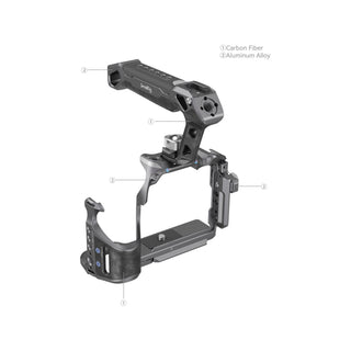 SmallRig " Rhinoceros" Basic Cage Kit for Sony Alpha 7R V / Alpha 7 IV / Alpha 7S III 3708