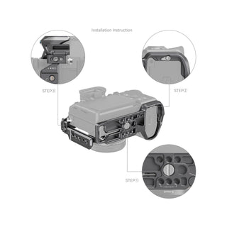 SmallRig " Rhinoceros" Basic Cage Kit for Sony Alpha 7R V / Alpha 7 IV / Alpha 7S III 3708