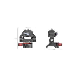 SmallRig Drop-in HawkLock mini Quick Release Monitor Mounting Support with NATO Clamp 3601B