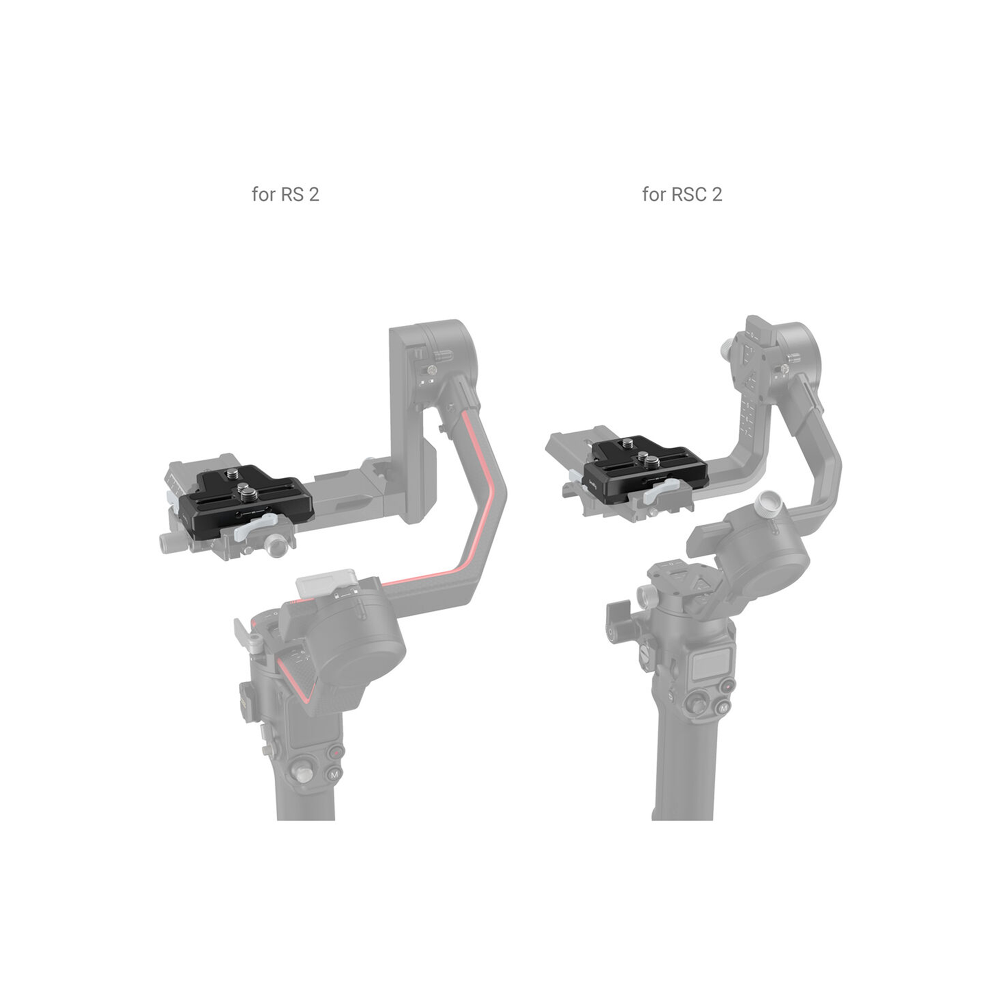 SmallRig Extended Arca-Swiss Quick kelease plate for DJI RS2 / RSC RS3 / RS3 Pro Gimbals 3162B